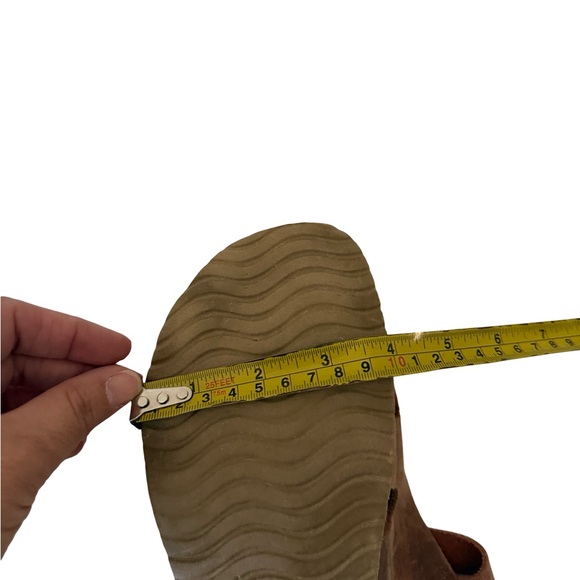 Bionatura Shoes Womens Mary Jane Leather Wedge Distressed Sandals Heels SZ 39 8 - Picture 8 of 8